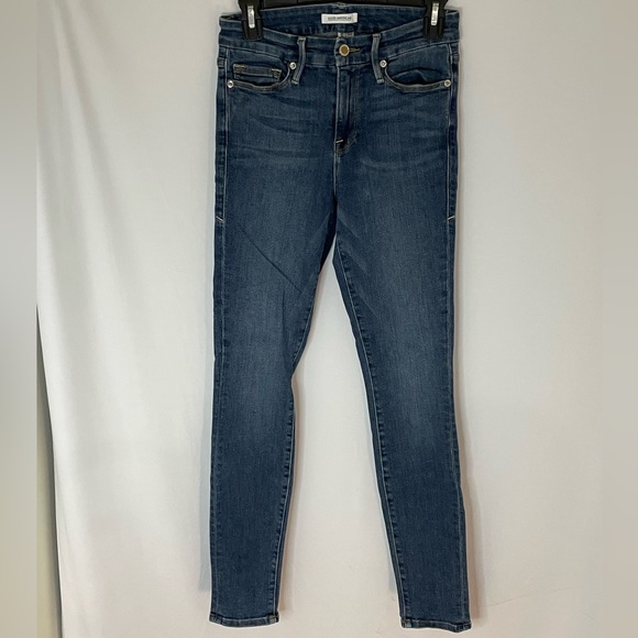 Good American Denim - Good American skinny jeans, dark wash denim size 4/27